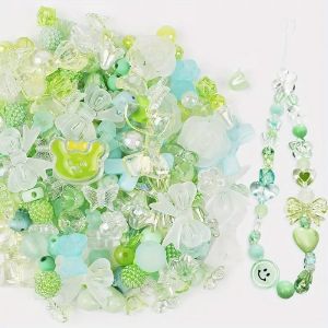 Multicolor Mixed Acrylic Beads DIY Jewelry Bracelet Necklace Accessories Making Materials 20g