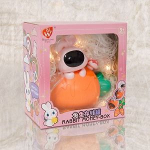 KODUS Multi-purpose Piggy Money Bank Cartoon Durable Spaceman Night Lamp Decorative Plastic Rabbit Coins Saving Box Home Decor
