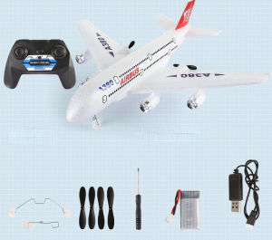 【2022 Newest】 Airplane Airbus A380 Airplane Toys 2.4G RC Airplane Fixed Wing Plane Outdoor Toys Drone RC Plane Toys