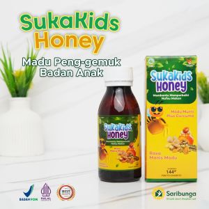 Madu SukaKids Honey - Rahasia Anak Cerdas Dan Sehat - Madu Anak - Madu Penambah Gemuk