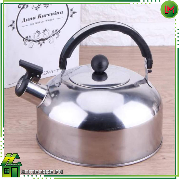 HOMECARE PH. Stainless Steel Whistling Kettle Flat Base Sound Potted Kettle