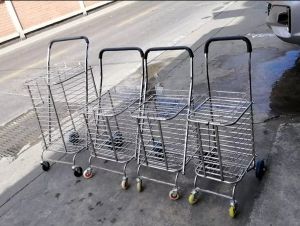 รถเข็น รถเข็นสแตนเลสแท้ รถเข็นพับได้ รถเข็นช้อปปิ่ง รถเข็นจ่ายตลาด รถเข็นมี4ซีส์ S/M/L/XL