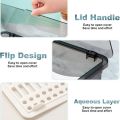 Kitchen Chopsticks Fork Spoon Storage Box Drainer Holder with Lid Cover Kitchen Storage Bekas Sudu. 