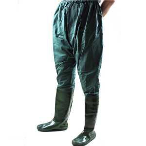 Sepatu Boot Panjang Anti Air dari bahan Karet PVC Model Celana