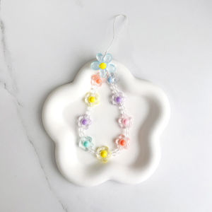 ZAY Walteriney Rantai Telepon Berwarna -warni Trendi Sederhana Lanyard Segar Rantai Gantung Telepon Manis