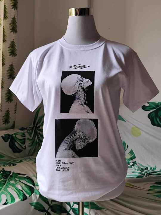 PARAMORE HAYLEY WILLIAMS X-RAY INSPIRED SHIRT | Lazada PH