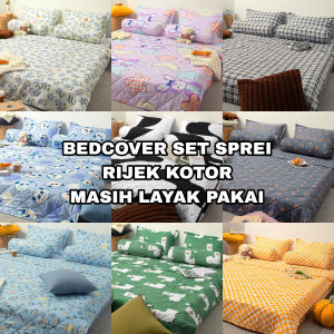 Bedcover Set Sprei Sarban Sargul 180x200CM - Bedcover MURAH Motif Lucu Sprei Adem Selimut Set Sprei