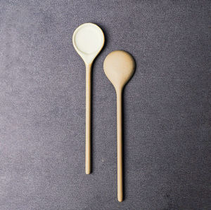 Muỗng cà phê gốm thủ công phong cách Nhật Bản omk