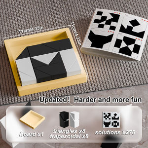 NEW Updated Hiding Blocks Geometric Shape Puzzle Kids Logical Thinking Educational Toys
