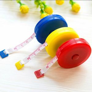 Metaran Bulat Mini / Meteran Baju / Meteran Badan Mini Multifungsi