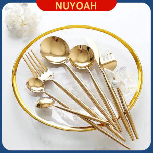 ชุดช้อนส้อมเกาหลี ช้อนส้อมเกาหลี สแตนเลส 304 (076)