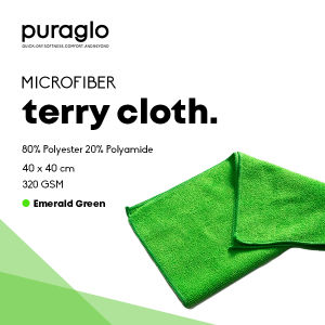 Puraglo Microfiber Terry Cloth - Kain Lap Serbaguna Otomotif Detailing