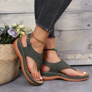Free Shipping Summer New Style Sandals WomenS Wedge Heel Flip-Flops WomenS Sandals WomenS Shoes WomenS Sandals WomenS Shoes