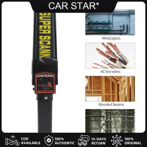 [COD Available] เครื่องตรวจจับโลหะความไวสูงแบบพกพาเครื่องมือค้นหาความปลอดภัย Finder ร่างกายArrive 1-3 Days