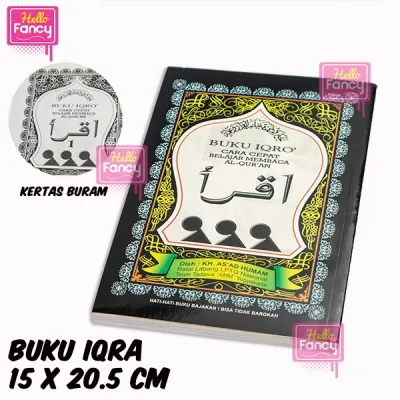 IQRA KERTAS KORAN UKURAN BESAR BELAJAR MEMBACA HURUF AL QURAN ORIGINAL