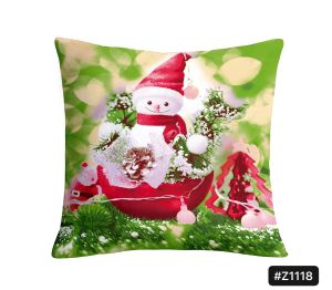 【4pcs】New Christmas Pillow Case 2023 Christmas Pillow Case Free Shipping Cushion Cover Sofa Cover 45 X 45cm Sleep Pillow Family Decoration For Sofa Bedding Cushion Cover Home Decor Good Quantity Canadian Cotton Cod