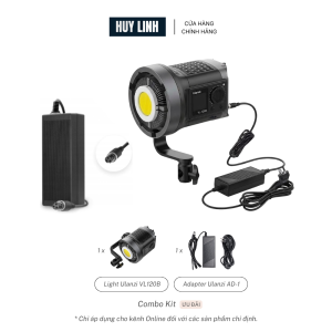 Ulanzi VL120C RGB Đèn led Bi-Color công suất 120W App kết nối không dây L074CNA1