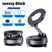 🇸🇬[Ready Stock] New 360 Rotation Vacuum Suction Cup Phone Holder Foldable Magnetic Magsafe Car Phone Mount for Gym/Mirror/Smooth Surface