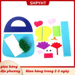 [COD] SHPYHT Giao hàng địa phương 8Pcs Trẻ Em May Kit DIY Cảm Thấy Bộ Dụng Cụ May Mầm Non Giáo Dục Đồ Chơi Thủ Công Cảm Thấy Với An Toàn Kim Cho Bé Trai Cô Gái Người Mới Bắt Đầu