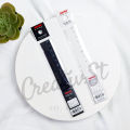 Joyko Penggaris Akrilik RL-302 15 cm Acrylic Ruler Black White. 