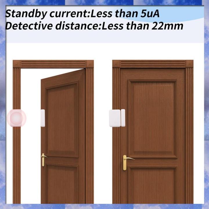 Sabhradl TTLOCK Wireless Door Sensor – 2.4GHz Contact Detection For Smart Locks, CR2032 Battery (Not Included)