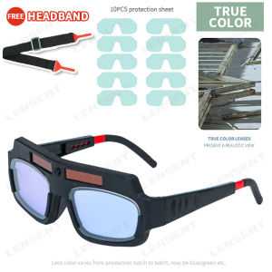 Lensent Solar welding glass auto darkening sale Eye protection Dark shade Anti-Flog Anti-glare Goggles True color Automatic dimming welding mask