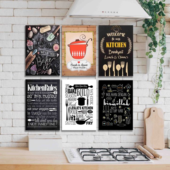 Hiasan Dinding Dapur Kitchen Ruang Makan Dekorasi Rumah Minimalis
