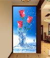 Mẫu tranh gạch 3d ốp tường phòng khách - 873SM. 