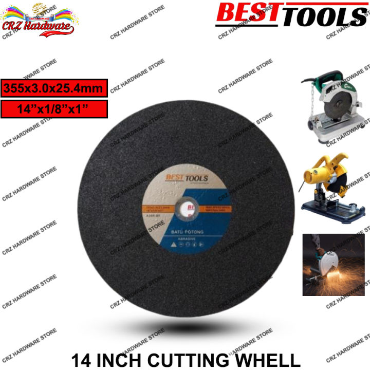 Batu Potong Besi 14 inch Cutting Wheel Mata Gerinda Batu Cut Off Wheel ...
