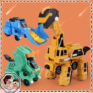 2In1 Monster Truck Transformation Car Toy Children Dinosaur Car Toy Transformation Toys for Boy Deformation Figures Robot