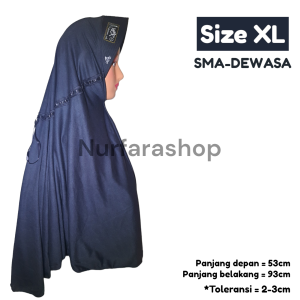 READY STOK !!! JILBAB INSTAN PITA SAMPING SERUT ASTRI KERUDUNG SEKOLAH ANAK TK SD SMP SMA DEWASA WARNA HITAM HIJAB DAILY
