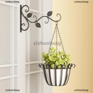 yizhuoliang Hanging Plants Bracket Wall Planter Hooks Flower Pot Iron Lanterns Hanger