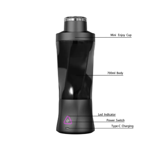 Electric Portable Juicer Fresh Fruit Blender 700ML Multi-Functional USB Charging Milkshake and Smoothie Blender Outdoor Bl2026