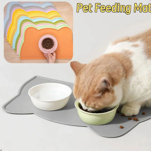 Pet Silicone Food Mat Pet Feeding Mat Anti Split Mat Alas Mangkuk Kucing Kualiti Murah