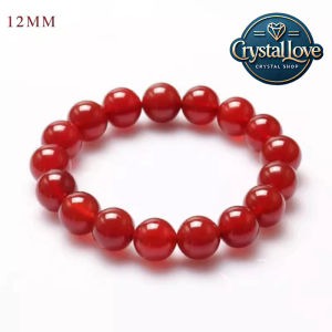 Zodiac Year Red Agate Bracelet |ProtectionPeace Good Fortune Powerful Energy Good Luck Health CrystalHappinessFashion BraceletPerfect for Gifts or personal us 本命年转运天然红玛瑙护身平安好运连连 自戴送礼佳选