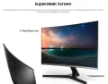 SAMSUNG LC32R500 32 inch FHD Curved Monitor Korea. 