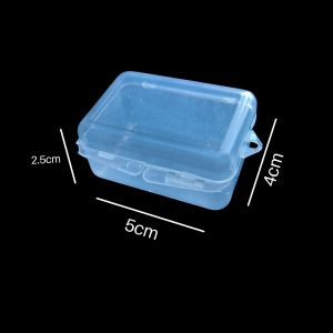 Mini Clear Plastic Storage Box Organizer Transparent PP Container Case for Screws Small Parts Jewelry Boxes