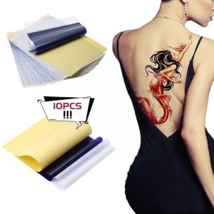 Paket 10 Lembar Kertas Tato/Kertas Karbon Tatto/Kertas Transfer Tatto / Carbon Thermal  Cocok untuk Membuat Stensil Tato