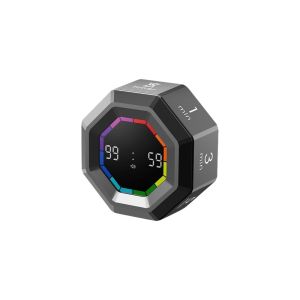 EDHO5 Smart Gravity Sensor Timer ic LED Display Cube Timer Multifunctional Usb Charging Kitchen Timer Time Countdown