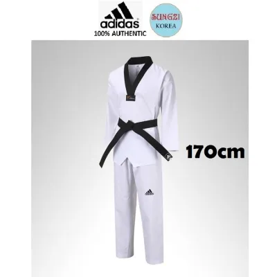A D I D A S World Taekwondo ADI-CHAMPION II Uniform White/Black