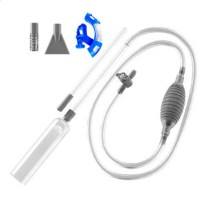 Bucket-Free Aquarium Water Change Kit Fish Tank Vacuum Siphon Gravel Cleaner with 2.6m Hose