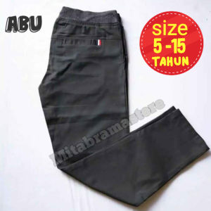 Celana Panjang Anak Laki Laki Distro Celana Panjang Chino Pinggang Rib Katun Umur 5 - 15 Tahun