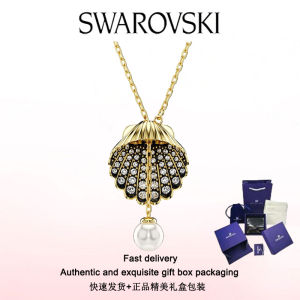♈Swarovski♈ Stylish Womens Jewelry The New Gold-plated crystal pearls shells and white diamonds Idyllia Y pendant Valentines Day gifts birthday gifts Free genuine gift box