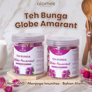 ALAMEE Globe Amaranth Tea Teh Bunga Herbal Organik Kering Dried Flower 35gr