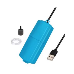 ER52858 Silent Mini Aquarium Air Pump Efficient 1.5W USB Oxygen Pump Air Compressor Energy-saving Aerator Pump For Home Fish Tank