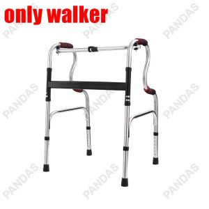 🥇Bearing 300kg Wont Bend🥇Adult Walker Stainless Steel Walker Leather Seats Adjustable Height Crutch Cane Stick Tungkodthe For Elderly Handicapped Walker Adult Walker Stainless Steel Walker Crutch Cane Stick Tungkodthe For Elderly Handicapped Walker