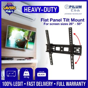 Tilt TV Wall Mount Bracket Pilum 26"-55" Flat Panel Universal 30kg Max