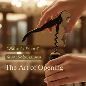 Bar Waiters Friend ที่เปิดขวดไวน์แบบพับ ดีไซน์คล่องแคล่ว สะดวกสำหรับการใช้งาน