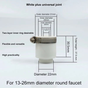 Kitchen Faucet Extension Hose Bathroom 360° Rotation Bending Faucet Extender Filter Extension Tube