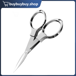 Sliver Folding Fishing Scissors Carbon Steel Folding Scissors Fishing Scissors Tackle Supplies